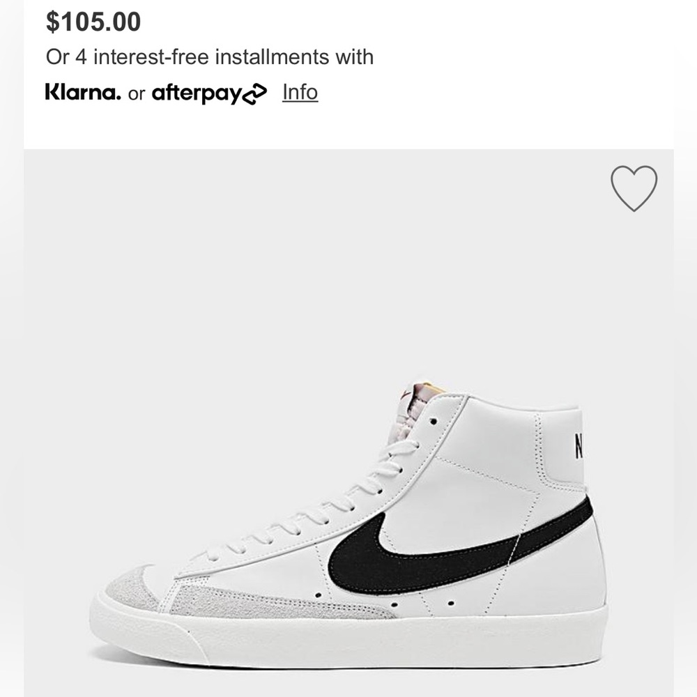 Nike blazer ‘77 vintage casual shoe